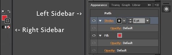 Appearance of Strokes and Fills
