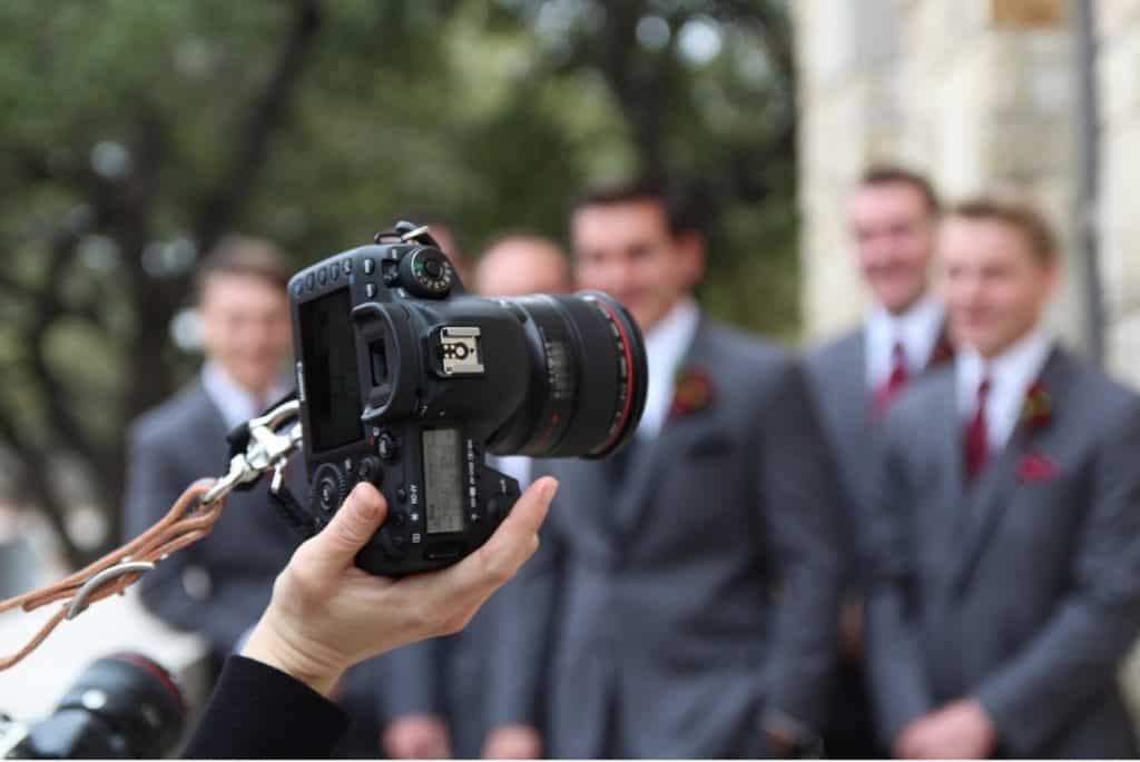 Work closely with the photographer when shooting your wedding video.