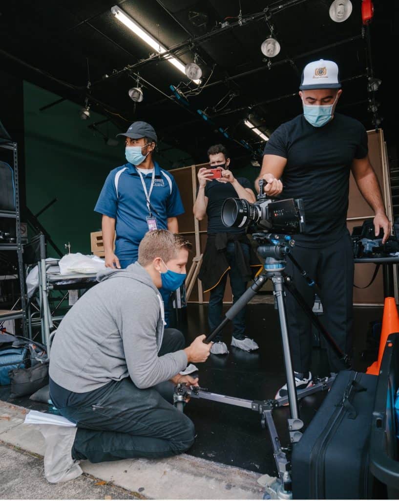 Consider renting or borrowing equipment from a friend if it's your first time directing.