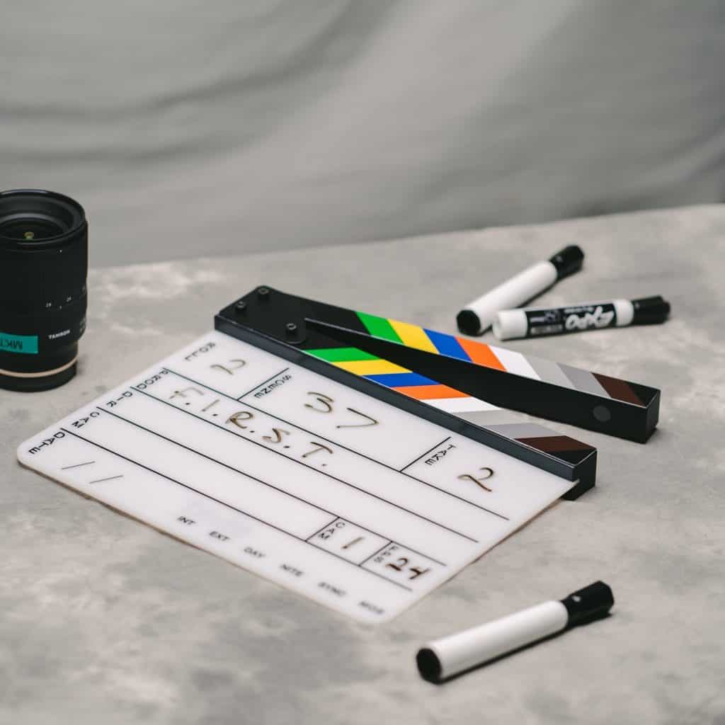 A slate is used to keep a film set organized, and organization is a key personality trait of the world's best film directors.