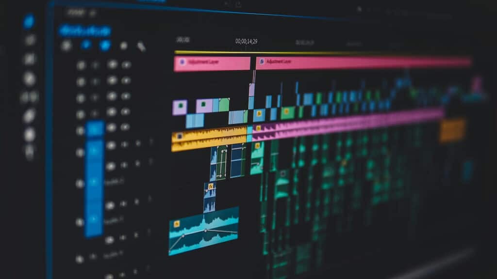 A computer screen with a music production program running on it.