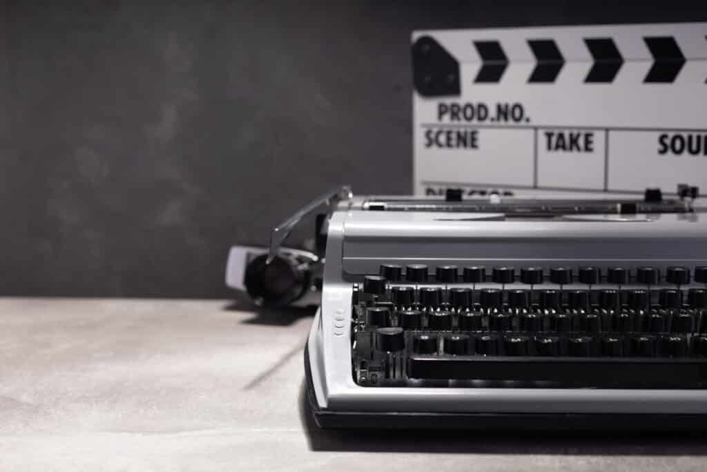 vintage retro typewriter film camera and movie cl 2022 12 15 20 01 54 utc