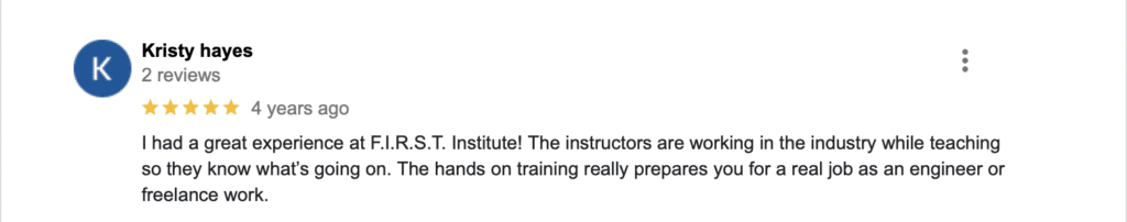 student google review